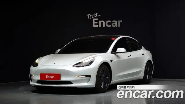 Tesla Model 3 2022 Белый из Кореи