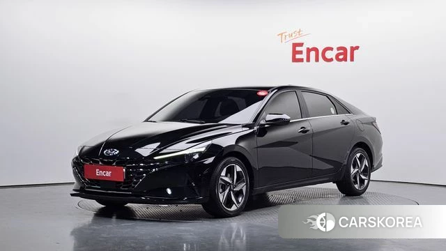 Hyundai Avante (CN7) 2023 Черный из Кореи
