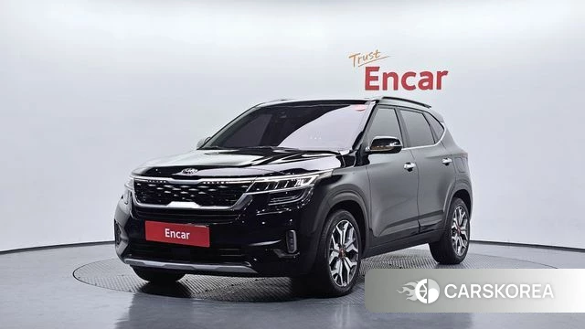 Kia Seltos 2020 Черный из Кореи