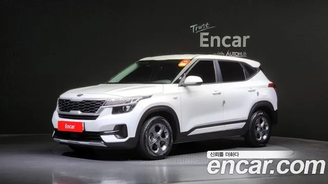 Kia Seltos 2021 Белый из Кореи