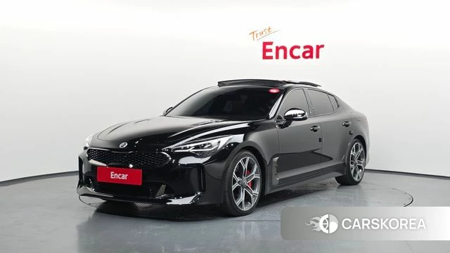 Kia Stinger 2018 Черный из Кореи