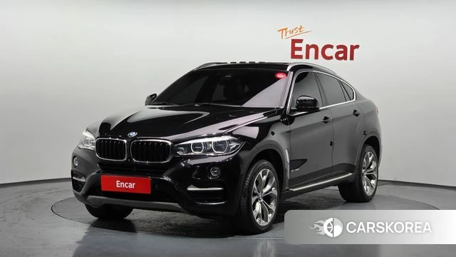 BMW X6 (F16) 2018 Черный из Кореи