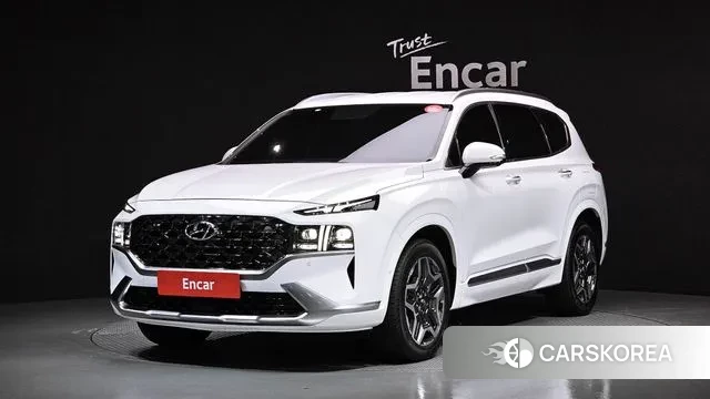 Hyundai The New Santa Fe 2021 Белый из Кореи