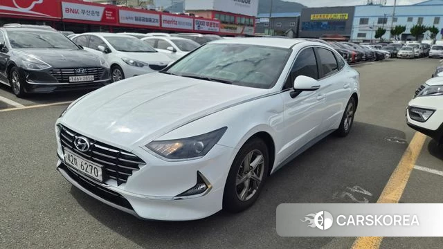 Hyundai Sonata (DN8) 2019 Белый из Кореи
