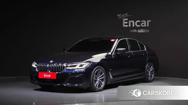 BMW 5 Series (G30) 2022 Черный из Кореи