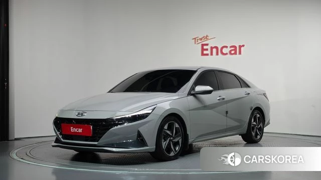 Hyundai Avante (CN7) 2021 Серебристо-серый из Кореи