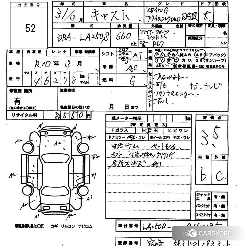 Daihatsu Cast 2019 из Японии