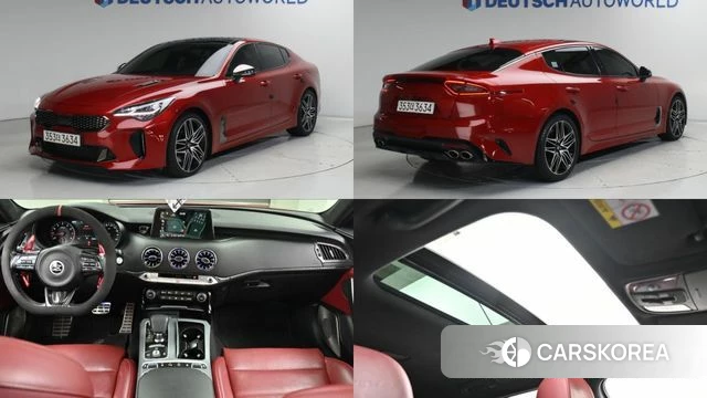 Kia Stinger 2020 Красный из Кореи
