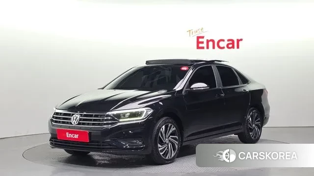 Volkswagen 7th Generation of Jetta 2021 Черный из Кореи