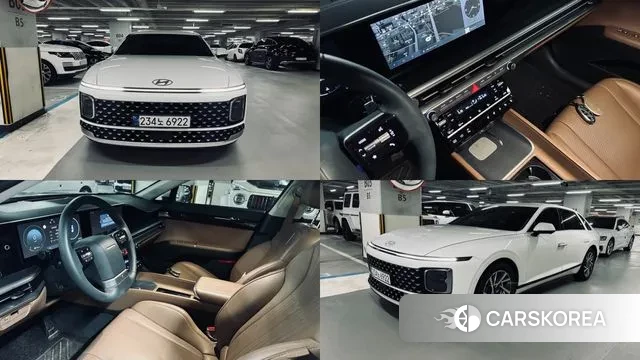 Hyundai Grandeur (GN7) 2023 Белый из Кореи