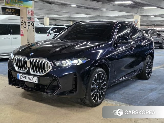BMW X6 (G06) 2025 Черный из Кореи