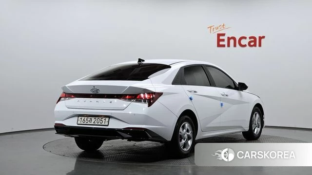 Hyundai Avante (CN7) 2021 Белый из Кореи