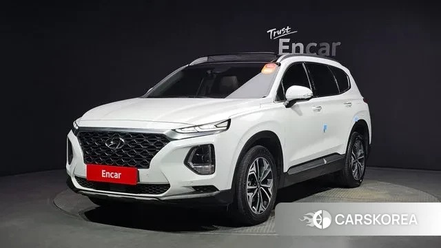 Hyundai Santa Fe TM 2019 Белый из Кореи