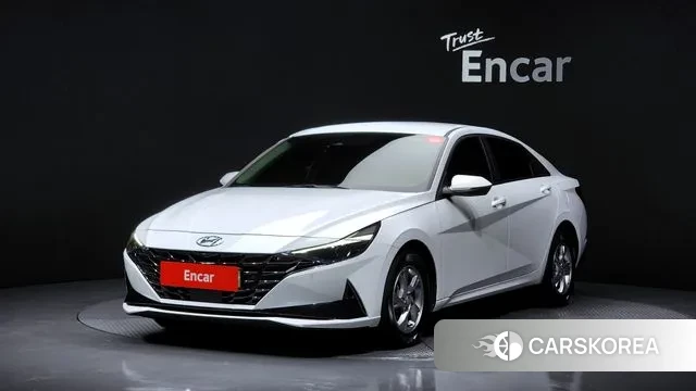 Hyundai Avante (CN7) 2021 Белый из Кореи