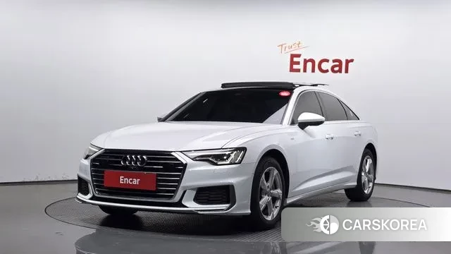 Audi A6 (C8) 2020 Белый из Кореи