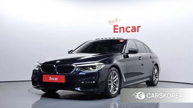 BMW 5 Series (G30) 2018 Черный из Кореи