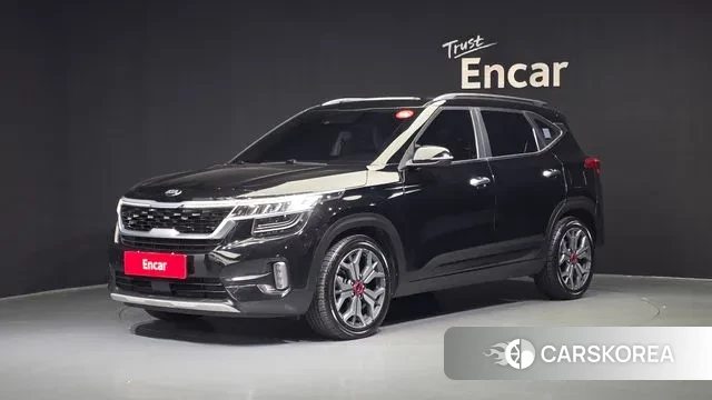 Kia Seltos 2020 Черный из Кореи