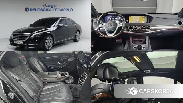 Mercedes-Benz S-Class W222 2018 Черный из Кореи
