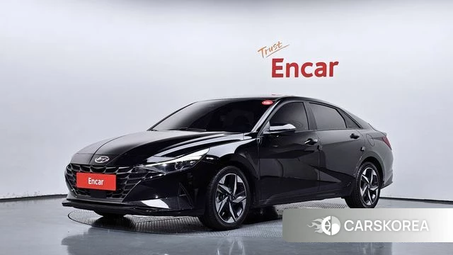 Hyundai Avante (CN7) 2022 Черный из Кореи