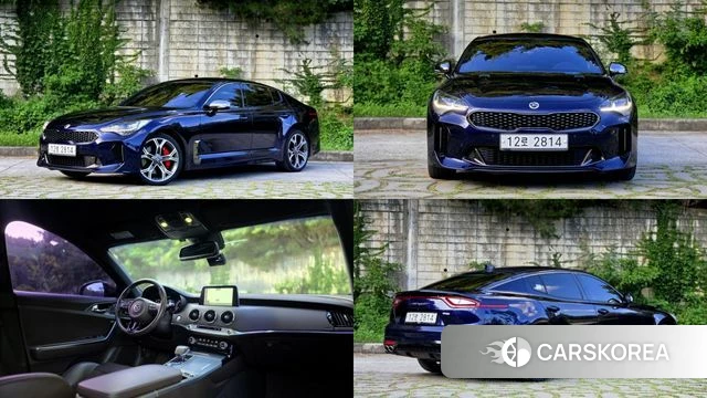 Kia Stinger 2019 Синий из Кореи