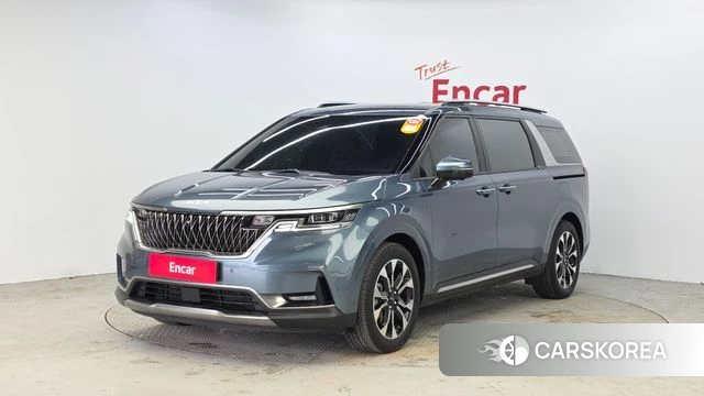 Kia Carnival 4th generation 2022 Небесно-голубой из Кореи