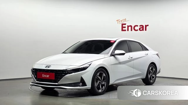 Hyundai Avante (CN7) 2020 Белый из Кореи