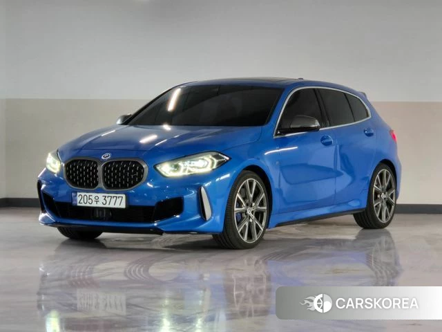 BMW 1 Series (F40) 2022 Синий из Кореи