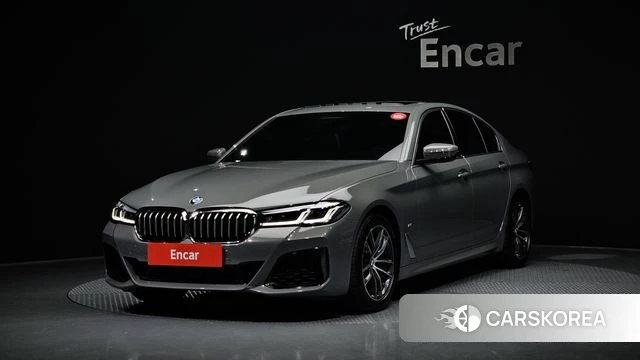 BMW 5 Series (G30) 2021 Серебристо-серый из Кореи
