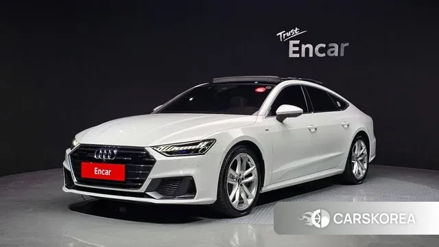 Audi A7 (4K) 2020 Белый из Кореи