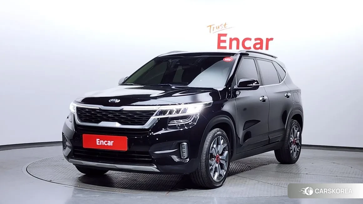 Kia Seltos 2019 Черный из Кореи