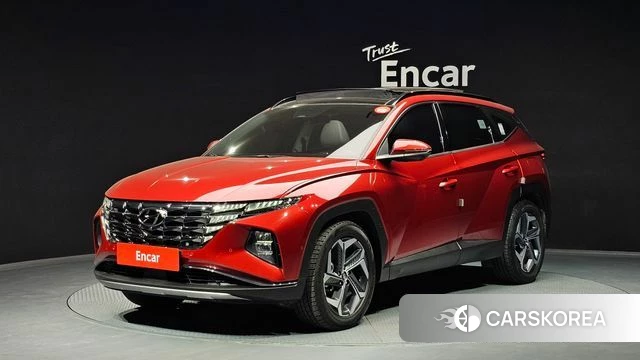 Hyundai Tucson (NX4) 2021 Красный из Кореи