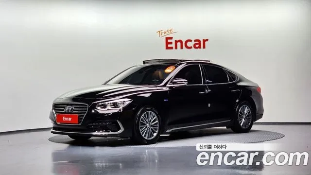 Hyundai Grandeur IG Hybrid 2019 Черный из Кореи