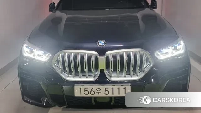 BMW X6 (G06) 2022 Синий из Кореи