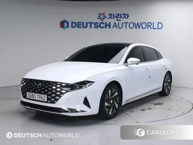 Hyundai The New Grandeur IG Hybrid 2022 Белый из Кореи