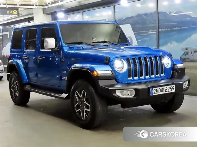 Jeep Wrangler (JL) 2022 Синий из Кореи