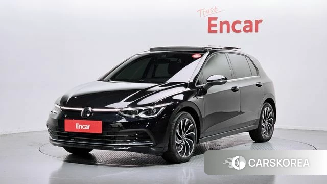 Volkswagen Golf 8th Generation 2023 Черный из Кореи