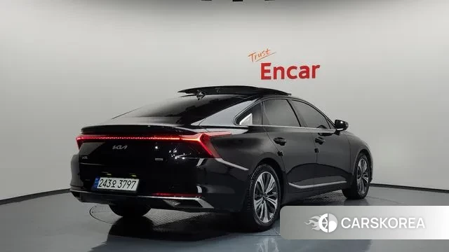 Kia K8 Hybrid 2022 Черный из Кореи