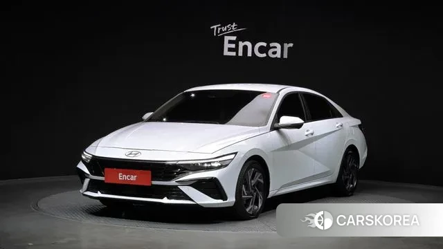 Hyundai The New Avante Hybrid (CN7) 2025 Белый из Кореи