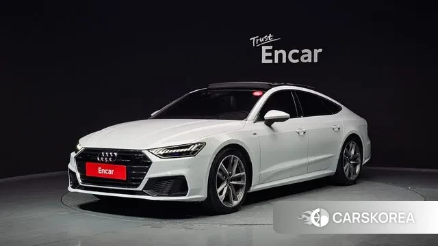Audi A7 (4K) 2021 Белый из Кореи