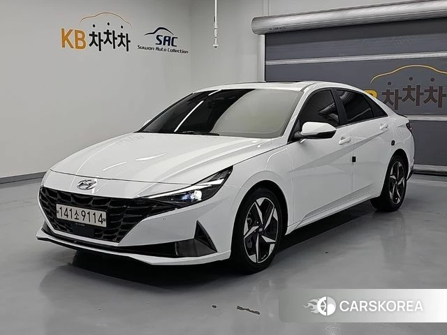 Hyundai Avante (CN7) 2020 Белый из Кореи