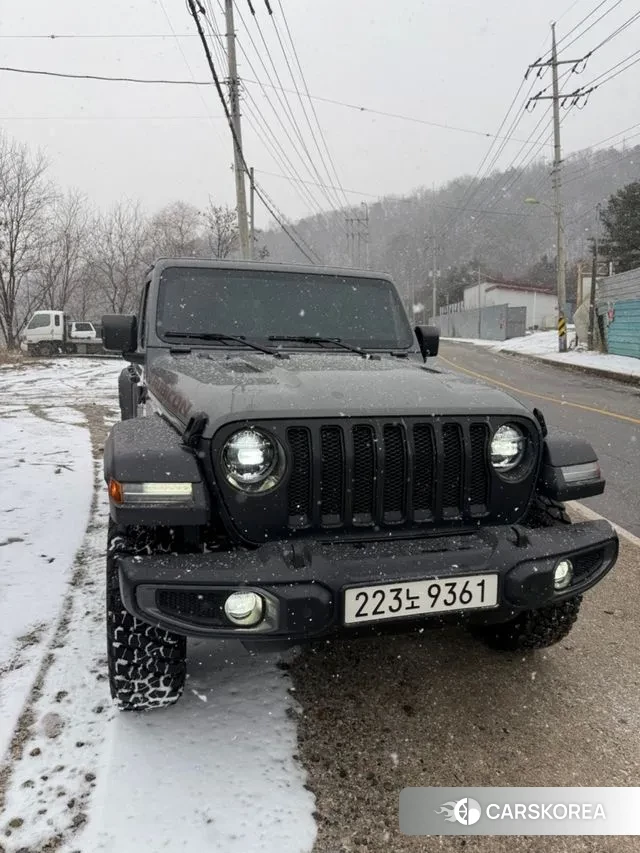 Jeep Wrangler (JL) 2023 Серый из Кореи