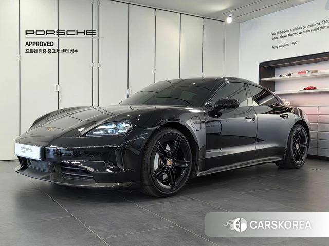 Porsche Taycan 2025 Черный из Кореи