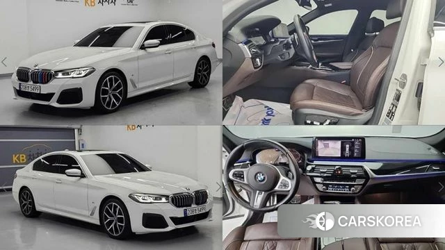 BMW 5 Series (G30) 2022 Белый из Кореи