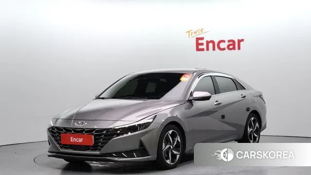 Hyundai Avante Hybrid (CN7) 2020 Серебристо-серый из Кореи