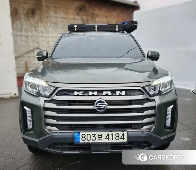 Ssangyong The New Rexton Sports Cannes 2021 Темно-зеленый из Кореи