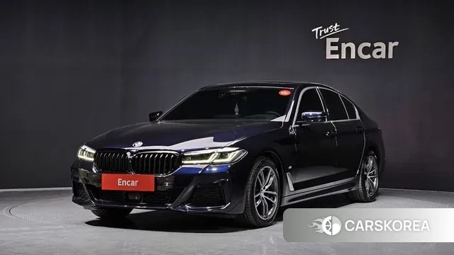 BMW 5 Series (G30) 2023 Синий из Кореи