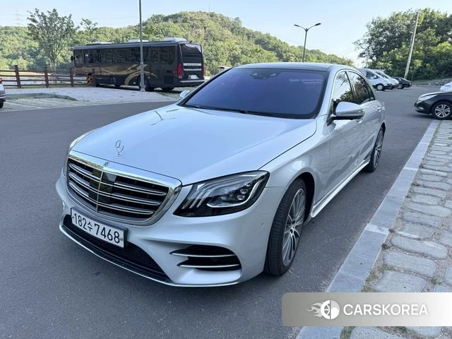 Mercedes-Benz S-Class W222 2018 Серебряный из Кореи