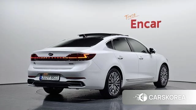 Kia K7 Premier Hybrid 2021 Белый из Кореи