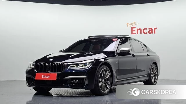 BMW 7 Series (G11) 2019 Синий из Кореи