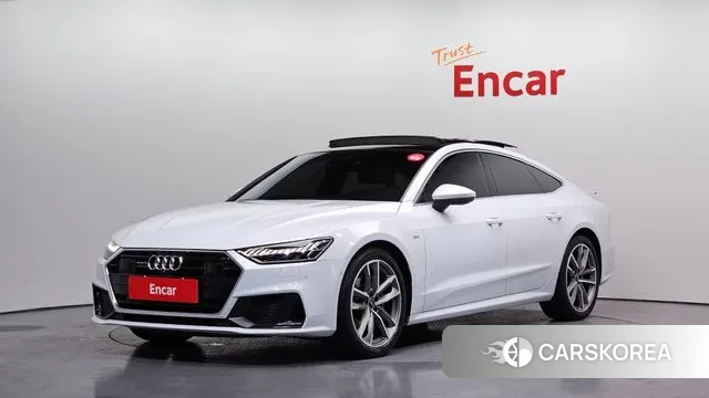 Audi A7 (4K) 2021 Белый из Кореи